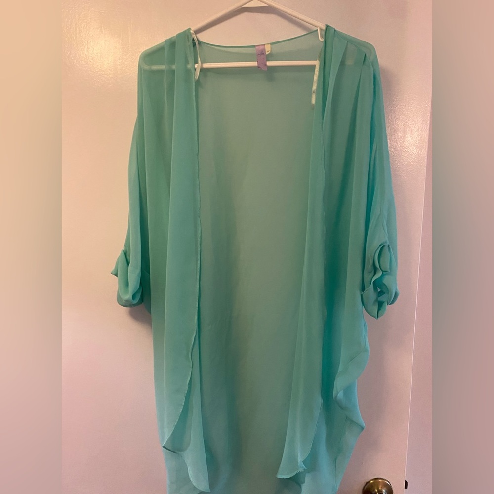 Francesca’s Teal Coverup
